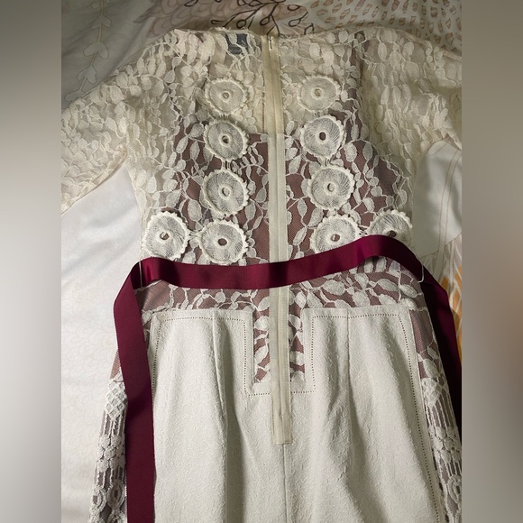 Anthropologie Floral and Lace Sheath Dress - Picture 7 of 7